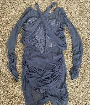 Dance costume Purple Size M - Image 2