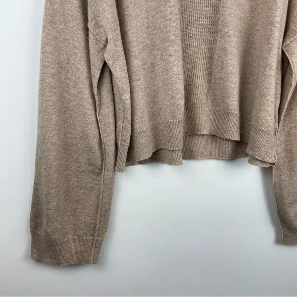 ATM Anthony Thomas Melillo Mock Neck Wool Cashmere Sweater Sz Small - Image 10