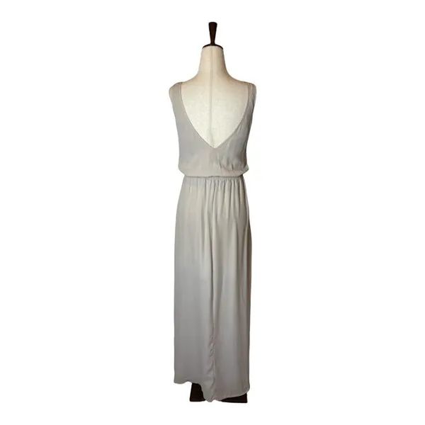 Show Me Your Mumu Taupe Nude Kendall Maxi Side‎ Slit Gown Dress Size XS - Image 6