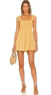 Free People Sweet Annie Smock Mini Dress - Image 2