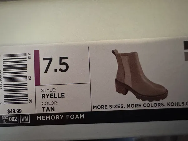 Ankle boots Tan Size 7.5 - Image 3