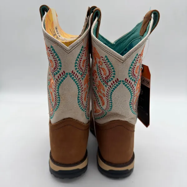 Corral Embroidery Hydro Resist Polycarbonate Security Western Safety Toe Boots 7 - Image 4