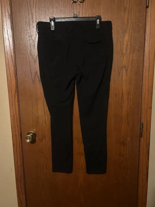 American Eagle Outfitters Women’s Black Solid Jegging Size 14 Regular - Image 4