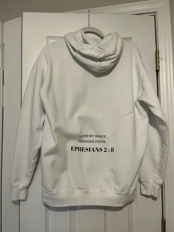 Comfort Colors Sweatshirt White Size M - Image 2