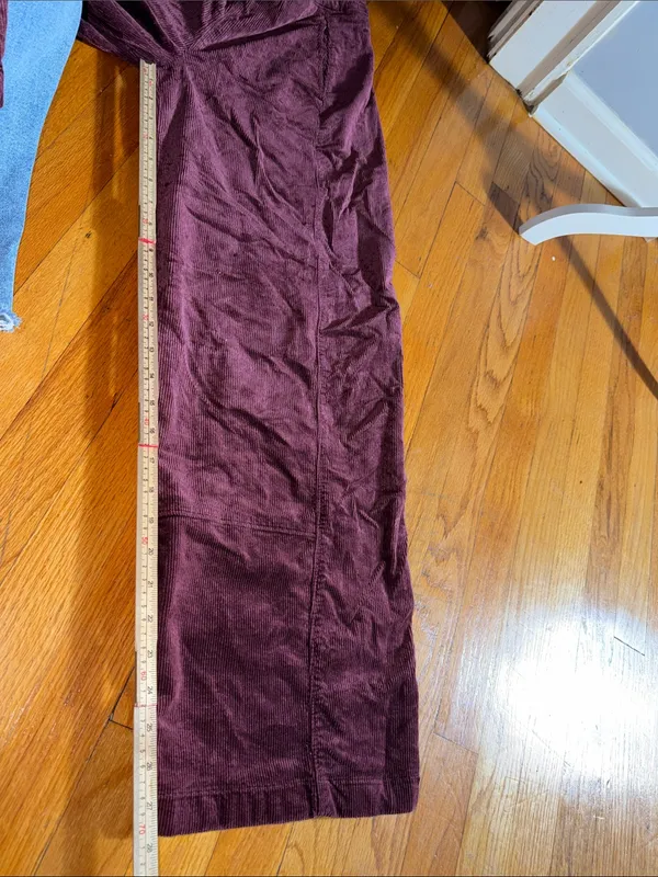 Pilcro Anthropologie Wide-Leg Corduroy Pants in Rust - Image 8