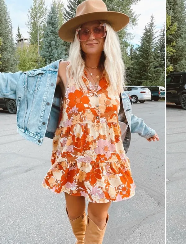 Show Me Your Mumu Groovy Collared Mini Dress - Image 6