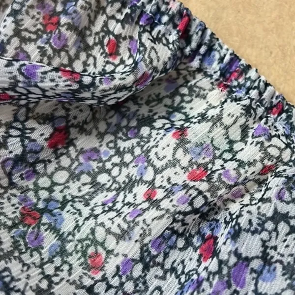 Anthropologie STARING AT STARS SHEER DITZY PRINT MAXI STRAPLESS DRESS S - Image 6