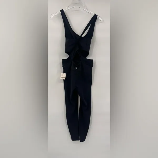 Free‎ People Movement Women's Back It Up Jumpsuit Black Size XS NWT - Image 4