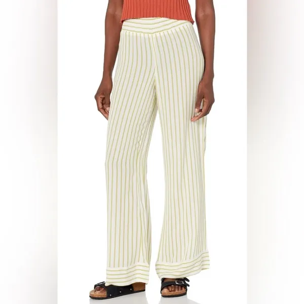 Billabong Green Striped Daybreak Pants - Image 9