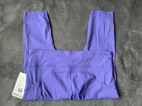 Lululemon Fast and Free High-Rise Crop 23" Size 18 - Charged Indigo - Image 2
