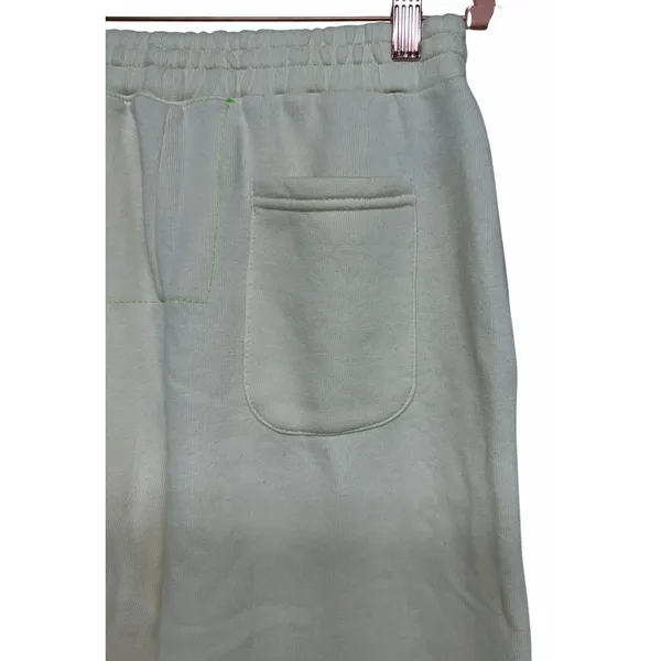 Aviator Nation Wide Leg Pocket Sweatpants Vintage White Women's‎ Size Medium - Image 6