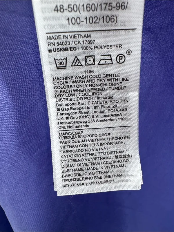 GAP open back blouson Midi Dress in Violet L silky wedding guest event party - Image 13