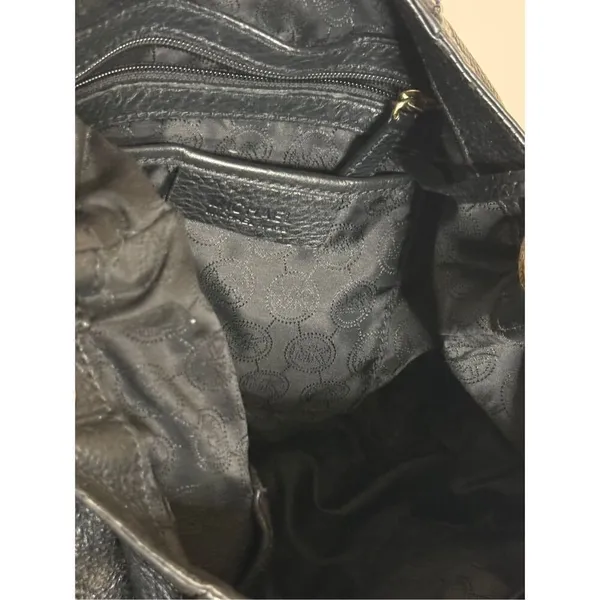 Michael Kors Classic Black Slouchy Leather Shoulder Bag - Image 7