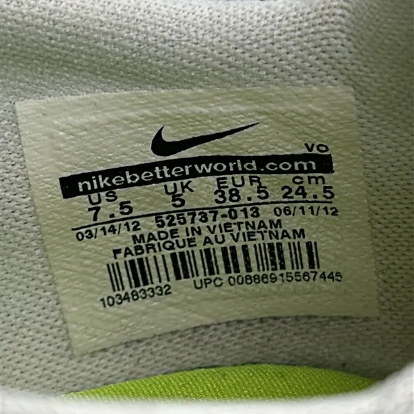Nike Training In Season TR2 Size 7.5. Light dark gray / green. - Image 14