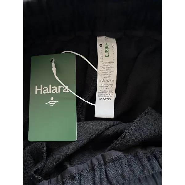Halara High Waisted Wide Leg Pants Womens Size L Tall Black Viscose Flowy Tall - Image 4
