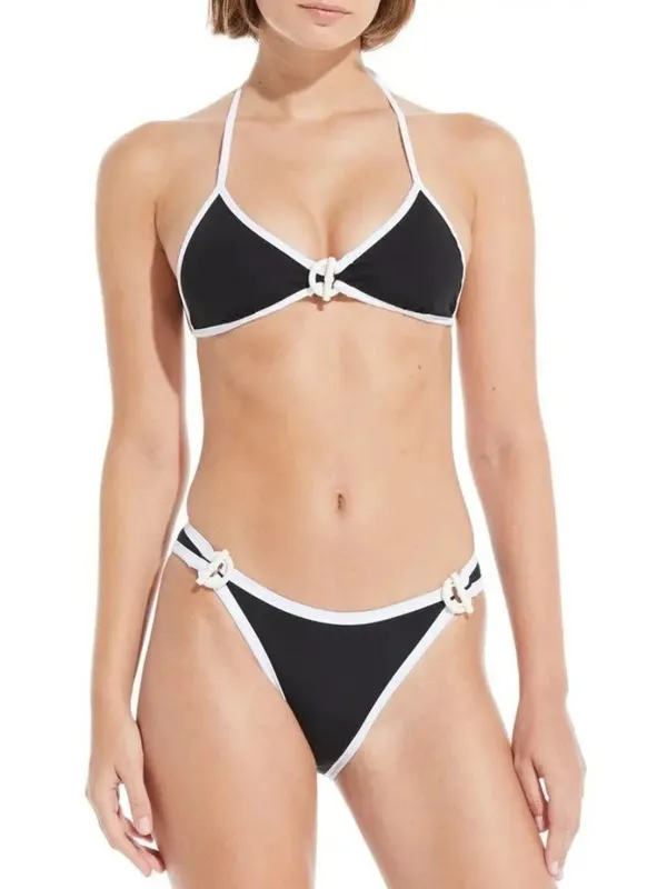 Solid & Striped Alden Bikini Bottoms in Black Small Womens Swimsuit - Image 9