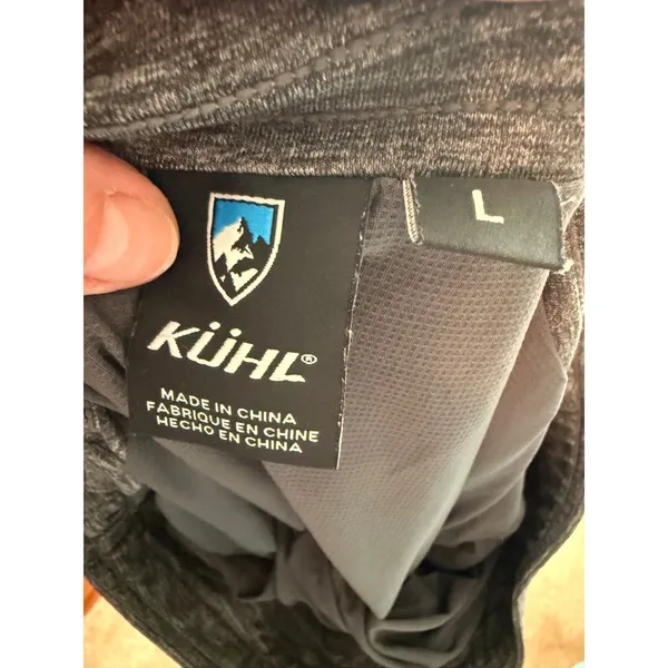 Kuhl Mova Skort Gray Heather‎ Cargo Hiking Active Skirt Drawstring gorpcore Sz L - Image 9