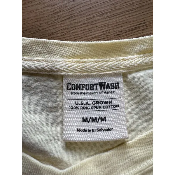 Comfort Colors Shelly Cove Save the Turtles Yellow Long Sleeve‎ Shirt Size Medium Comfort Wash - Image 3