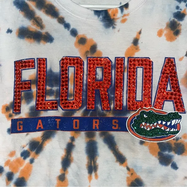 Rhinestone & Tie Dye Florida Gators Longsleeve - Image 2