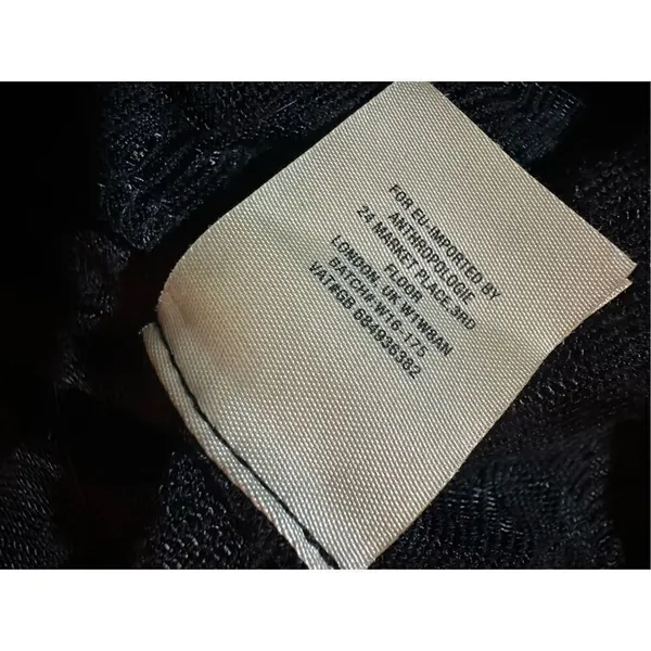 Anthropologie Deletta Amanna Lace Top‎ Sz XS black - Image 15