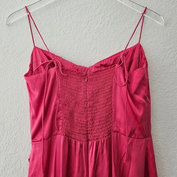 Reformation Silk Marguerite Midi Dress‎ in Pink Size 2 Formal - Image 8