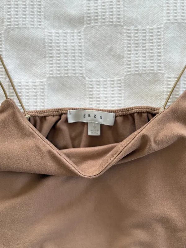 Gaze Tank Top Brown - Image 2