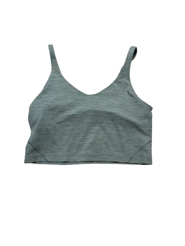 ✨🩶 Lululemon Align Tank Heathered Green Sage‎ Cami Crop Top Size 12 🩶✨ - Image 2
