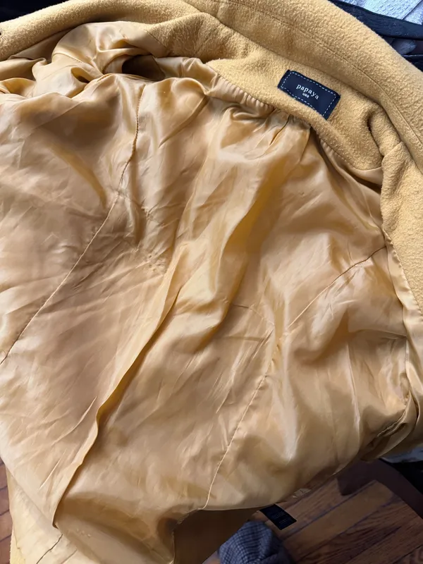 Papaya mustard coat  - Image 3