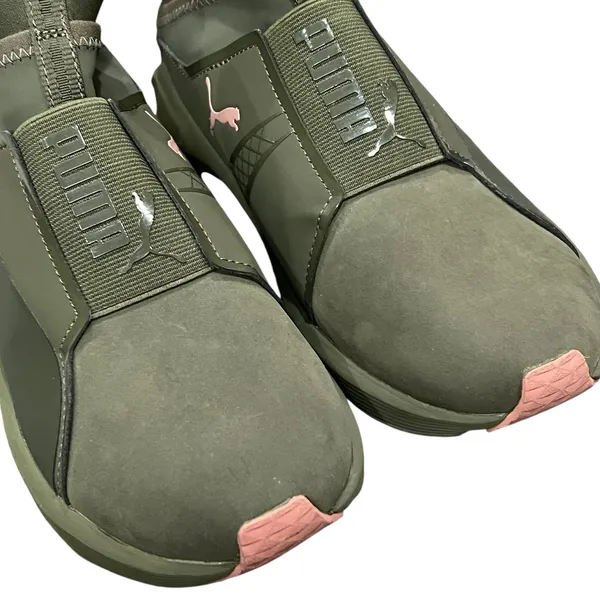 Puma Shoes Womens 6.5 Nubuck Naturals Fierce Core‎ Slip On Comfort Sneakers NWOT - Image 10