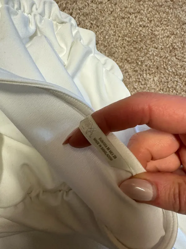 Strapless ZARA Blouse White - Image 3