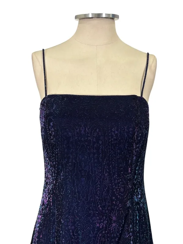 Vintage Night Way y2k Fairy Whimsi Sleeveless Column Maxi Dress Size 4 - Image 5