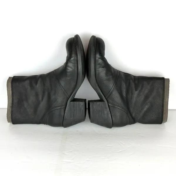 Luxury Rebel Beck Military Boots Women 38.5 8.5US Black Leather Moto Sleaze Rock - Image 10