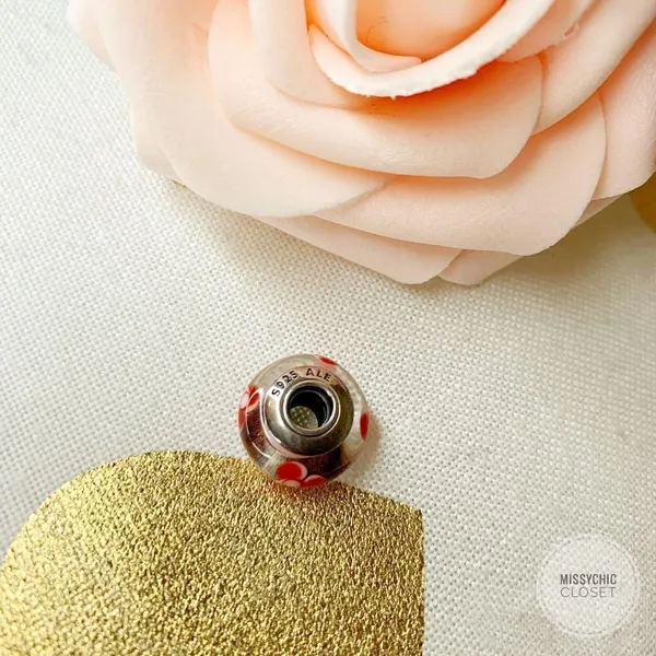 Pandora Red Crystal Charm - Image 3