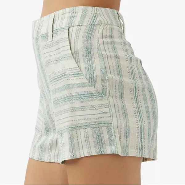 O’Neill Embroidered Emerald Green Stripes Casual Garcia Shorts NWT - Image 7