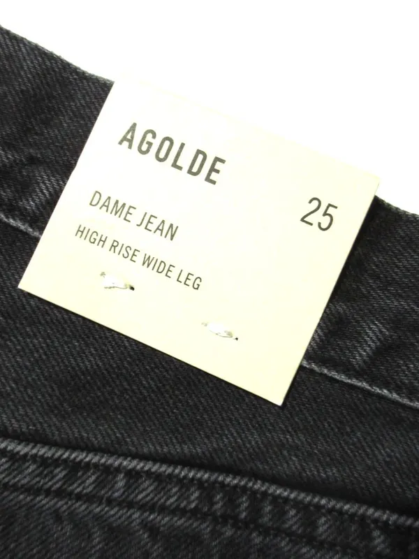 NWT AGOLDE Dame in Hitch High Rise Wide Leg Relaxed Rigid Denim Jeans 25 - Image 9