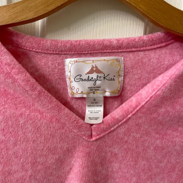 Goodnight Kiss Polar Fleece PJ Top - Image 2
