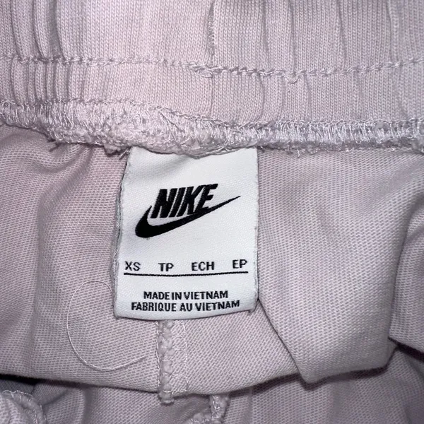 Nike Essential Joggers Sweatpants Drawstring Lavender XS‎ - Image 2