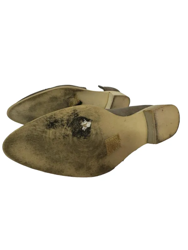(RC) Women’s Taupe Suede Slip On Flats Low Heel Almond Toe Casual Comfort 10 - Image 7