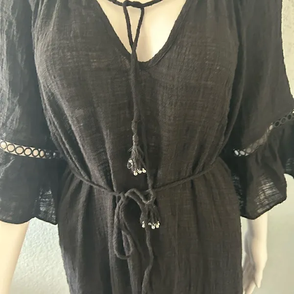 SeaFolly Black Swim Coverup or summer Dress, size small, NWOT - Image 3