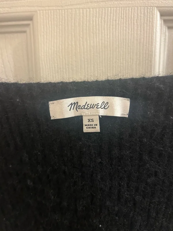 Madewell Black Sweater Top - Image 3