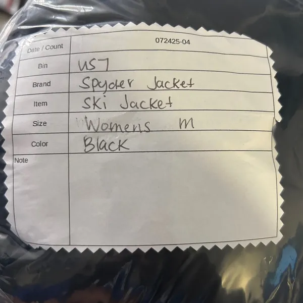 Spyder Puffer‎ Ski Jacket Black Medium - Image 14