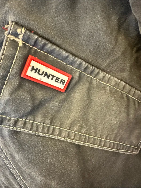 Hunter Bex Washed Wax Hunting Jacket Black Small NWT - Image 9