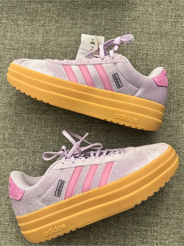 adidas Women's Purple VL Court Bold Sneakers. New size 6 - Image 5