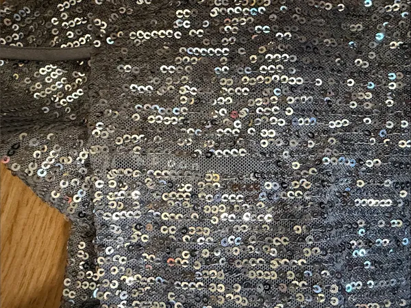 Zara Silver Sequin Cowl Camisole - Image 4