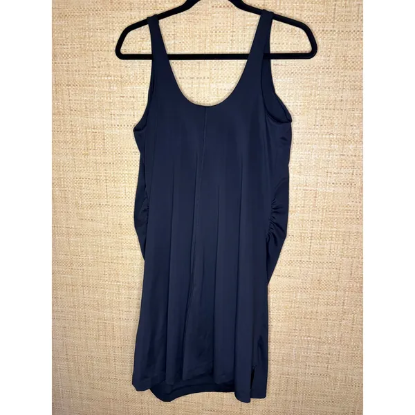 Old Navy Active Powersoft Maternity Athletic Dress Black Built-in Bra Large - Image 3