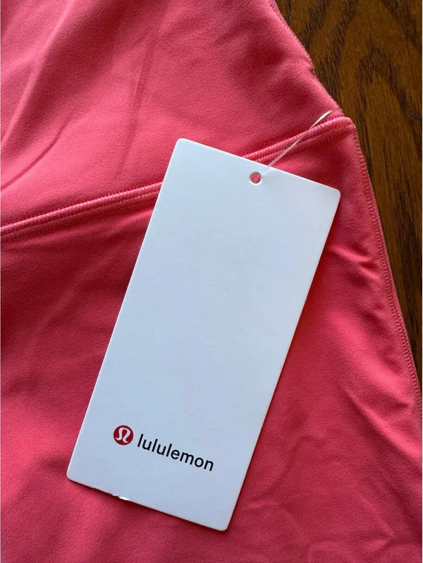 Lululemon Align High Rise 23” Double Lined, Pale Raspberry Size 4 NWT - Image 5