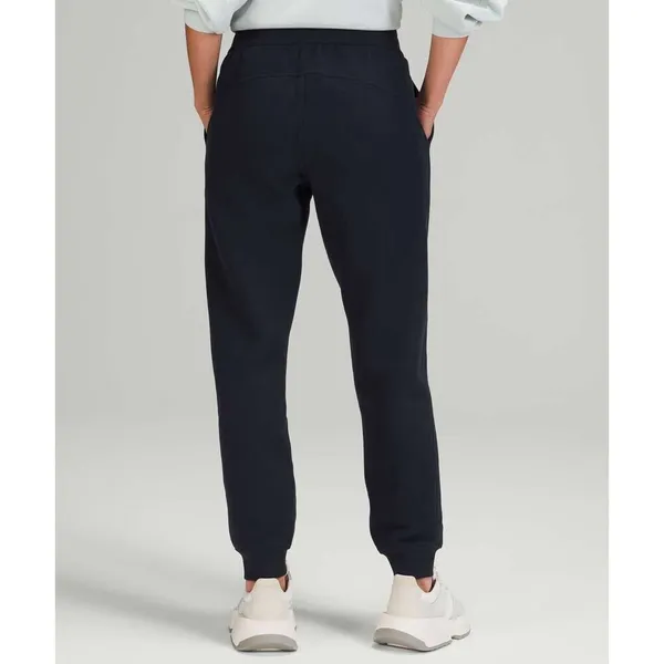 Lululemon Athletica 6 Scuba High Rise Jogger Fleece 28" Black Light Terry Cotton - Image 2