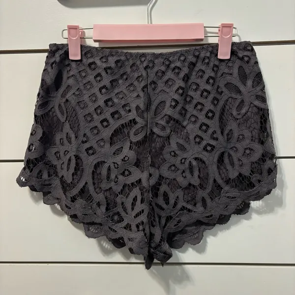 Free People Adella Shorts Grey - Image 2