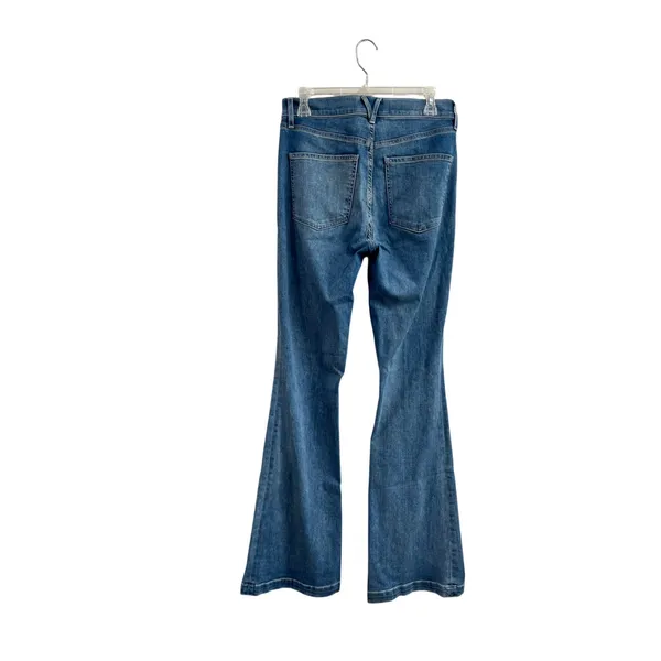 Veronica Beard Beverly‎ High Rise Skinny Flare Jeans Dark Wash Sz 29 - Image 2