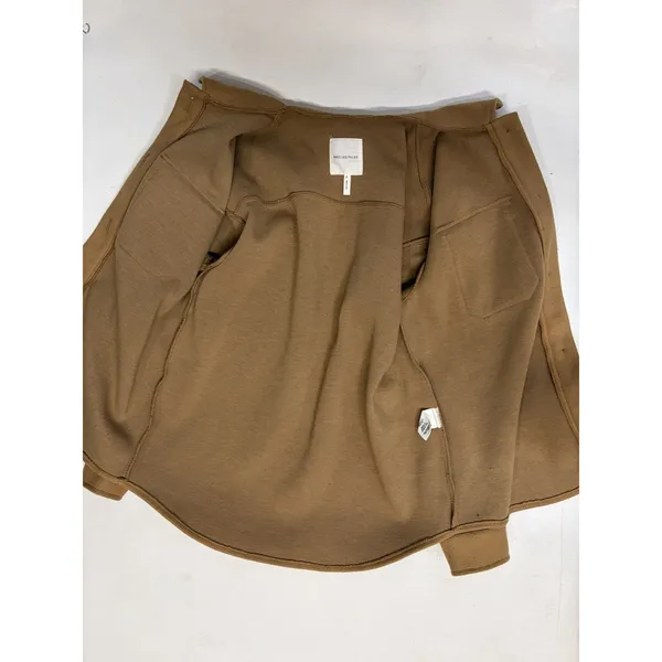 Avec Les Filles Camel Brown Wool Blend Shacket Shirt Jacket Women Small - Image 8